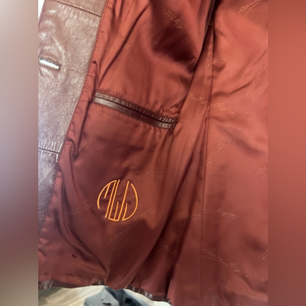 Etienne Aiger Genuine leather jacket - Picture 4 of 10
